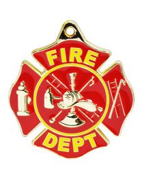 KEY RING-FIRE DEPT.LOGO Bright-Shine