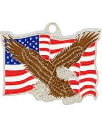 KEY RING-USA EAGLE Bright-Shine