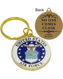 KEY RING-USAF EMBLEM Bright-Shine