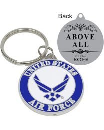 KEY RING-USAF SYMBOL III Bright-Shine