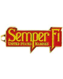 KEY RING-USMC,SEMPER FI Bright-Shine