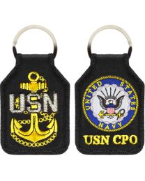 KEY RING-USN,CPO EMBR.