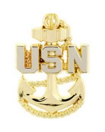 KEY RING-USN ANCHOR Bright-Shine