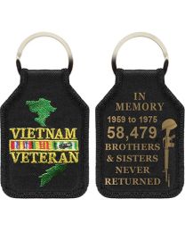 KEY RING-VIETNAM MEMORIAM EMBR.
