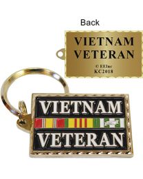 KEY RING-VIETNAM VETERAN Bright-Shine