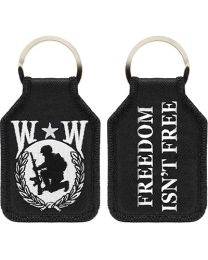KEY RING-WOUNDED WARRIOR EMBR.