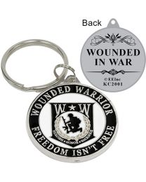 KEY RING-WOUNDED WARRIOR Bright-Shine
