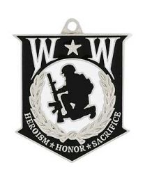 KEY RING-WOUNDED WARRIOR Bright-Shine