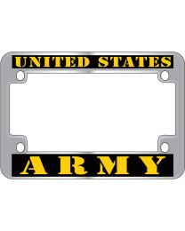 LIC.FRAME,ARMY (CHROME) MOTO