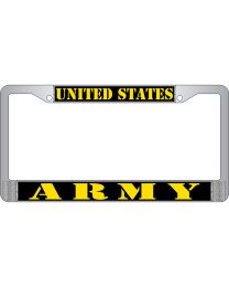 LIC.FRAME,ARMY (CHROME) AUTO