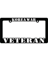 LIC.FRAME,KOREA VETERAN (Hvy.Plastic) AUTO