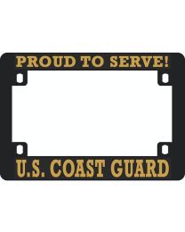 LIC.FRAME,USCG (Hvy.Plastic) MOTO