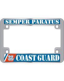 LIC.FRAME,USCG (CHROME) MOTO