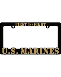 LIC.FRAME,USMC (Hvy.Plastic) AUTO