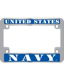 LIC.FRAME,USN (CHROME) MOTO