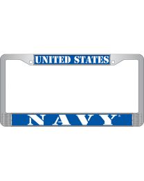 LIC.FRAME,USN (CHROME) AUTO