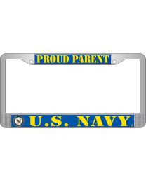 LIC.FRAME,USN,Proud Parent (CHROME) AUTO