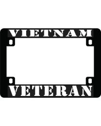 LIC.FRAME,VIETNAM VETERAN (Hvy.Plastic) MOTO