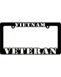 LIC.FRAME,VIETNAM VETERAN (Hvy.Plastic) AUTO