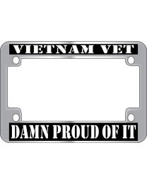 LIC.FRAME,VIETNAM VETERAN (CHROME) MOTO