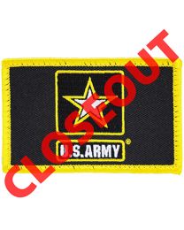 PATCH-ARMY LOGO,RECT. (Tactical Hook & Loop)