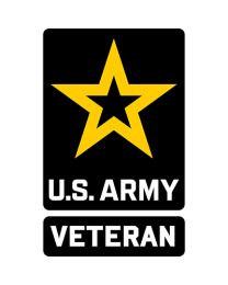 PATCH-ARMY LOGO,VETERAN (2 PC)