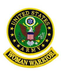 PATCH-ARMY,WOMAN WARRIOR (2 PC)