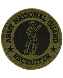 PATCH-NATIONAL GUARD (SUBDUED) RECRUITER