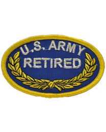 PATCH-ARMY,RETIRED OVAL