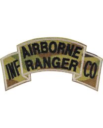PATCH-ARMY,TAB,RANGER ABN (CAMO)