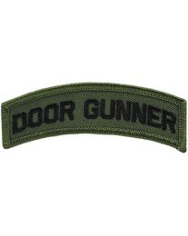PATCH-ARMY,TAB,DOOR GUNNER (SUBDUED)
