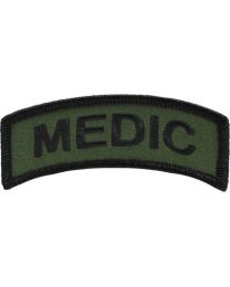 PATCH-ARMY,TAB,MEDIC (SUBDUED)