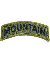 PATCH-ARMY,TAB,MOUNTAIN (SUBDUED)