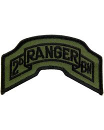 PATCH-ARMY,TAB,RANGER.02ND (SUBDUED)