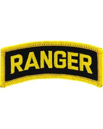 PATCH-ARMY,TAB,RANGER (GLD/BLK)