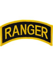 PATCH-ARMY,TAB,RANGER (GLD/BLK)