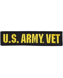 PATCH-ARMY,TAB,US.ARMY VET (GLD/BLK)