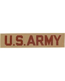PATCH-ARMY,TAB,US.ARMY (DESERT)          Printed