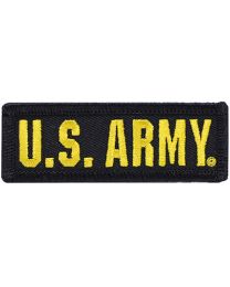 PATCH-ARMY,TAB,US.ARMY. (GLD/BLK)