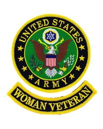 PATCH-ARMY,WOMAN VET (2 PC)