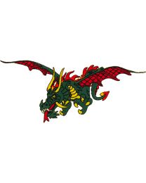 PATCH-DRAGON,FLYING  