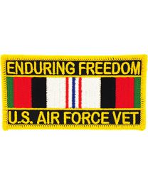 PATCH-ENDURING FREED.USAF SVC.RIBBON