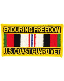 PATCH-ENDURING FREED.USCG SVC.RIBBON