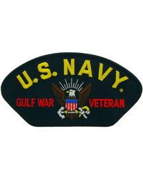 PATCH-GULF WAR,HAT,USN VET.