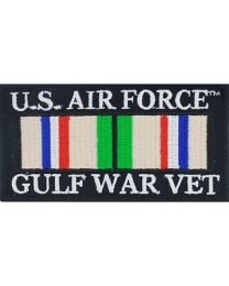 PATCH-GULF WAR,VET,USAF SVC.RIBBON