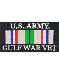 PATCH-GULF WAR,VET,ARMY SVC.RIBBON