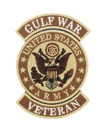 PATCH-GULF WAR,VET,ARMY (DESERT) (3 PC)
