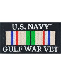 PATCH-GULF WAR,VET,USN SVC.RIBBON