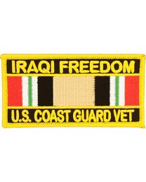 PATCH-IRAQI FREED.USCG SVC.RIBBON