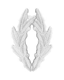 PATCH-SCRAM.EGG,WHITE (PAIR)